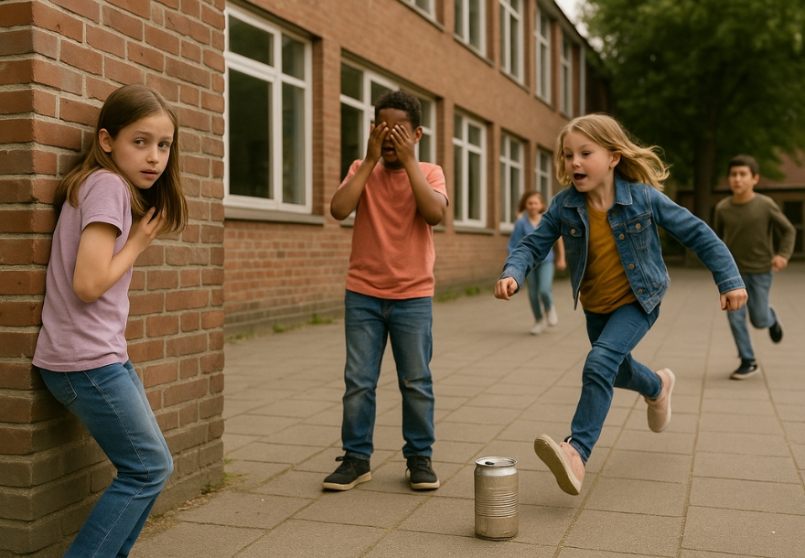 Activiteit buskruit / blikje trap
